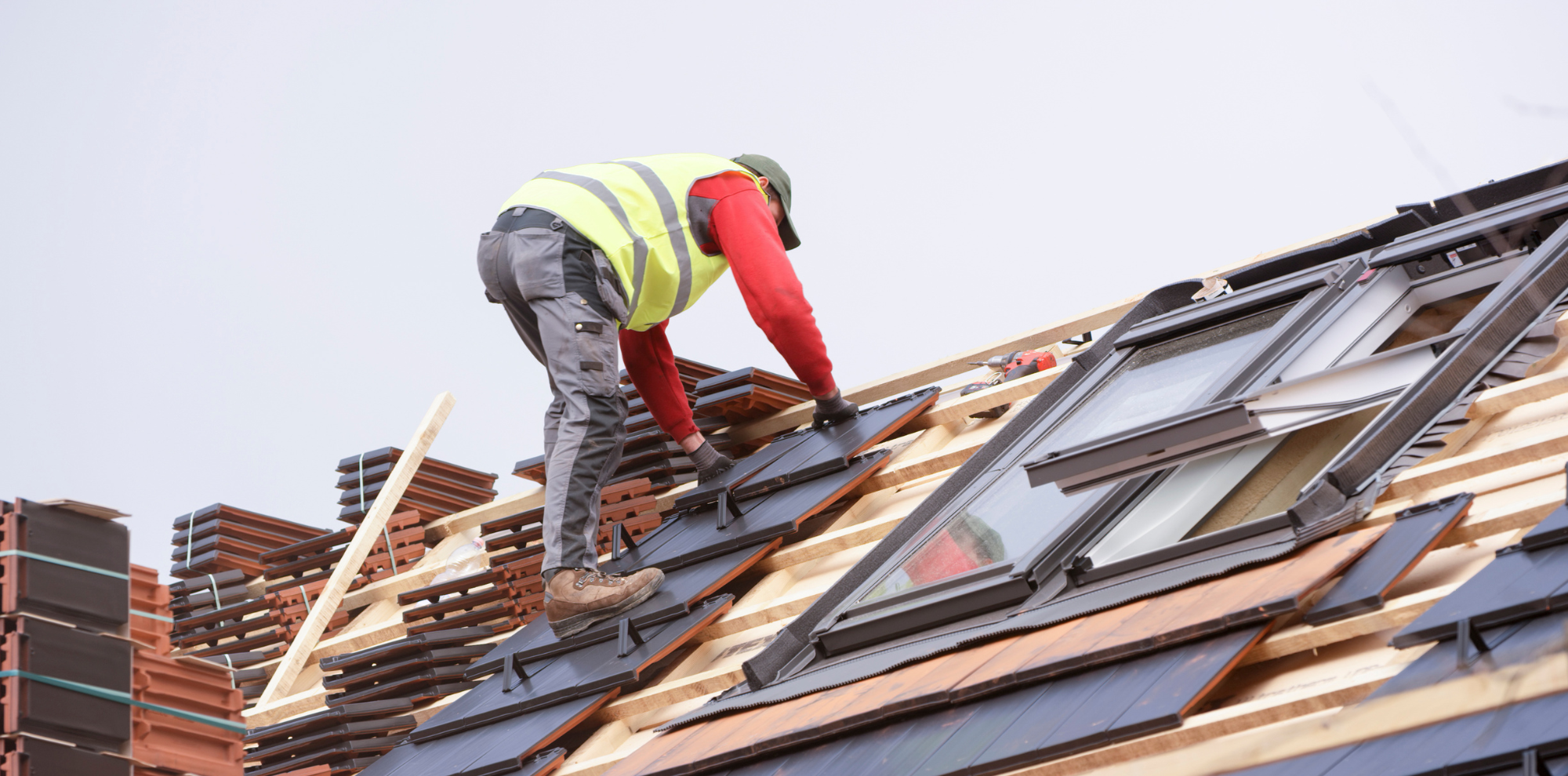 Final walkthrough - completed tile installation work ready for client review