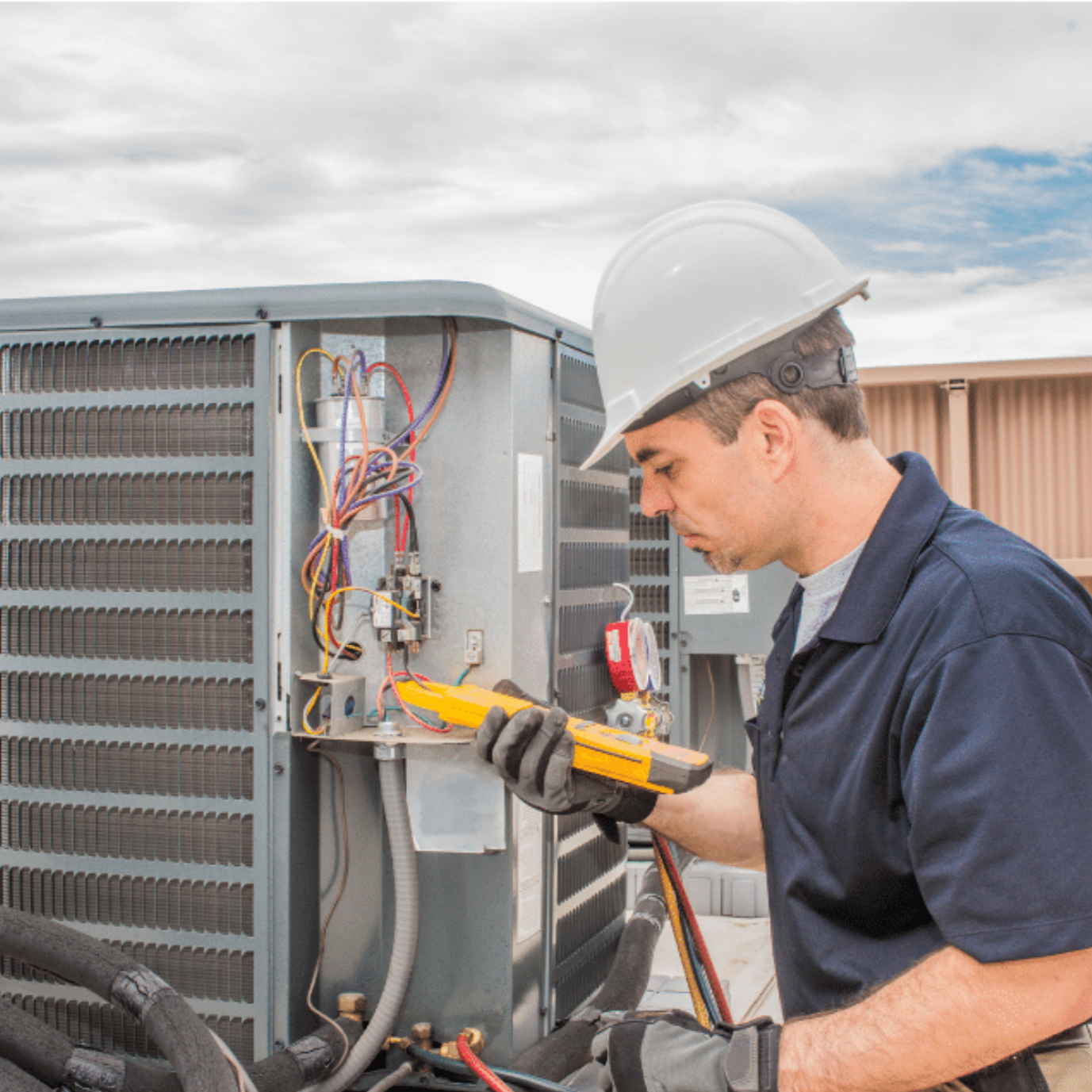 Professional HVAC technician
