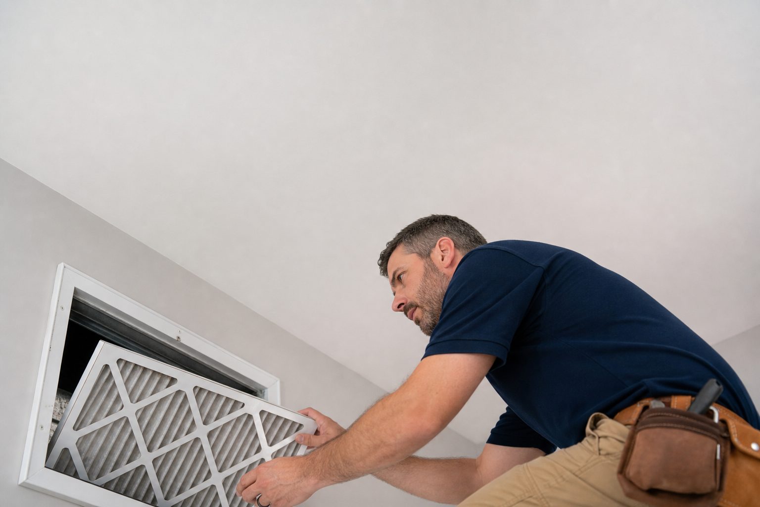 Indoor air quality upgrade before